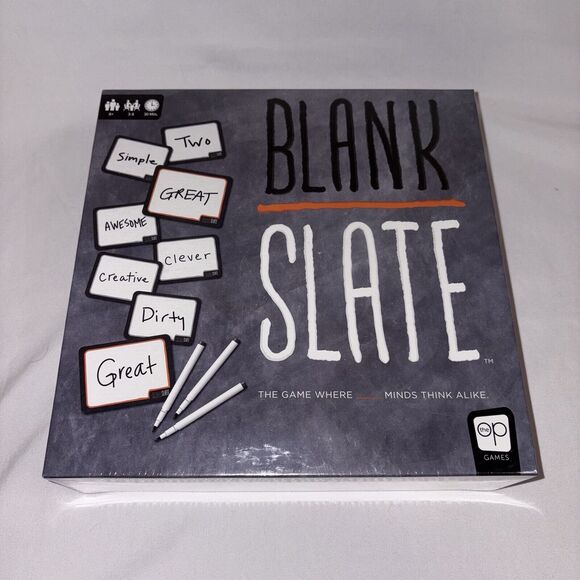 BLANK SLATE Board Game Where Great Minds Think Alike, Fun Family-Friendly NEW 8+ - Picture 1 of 5